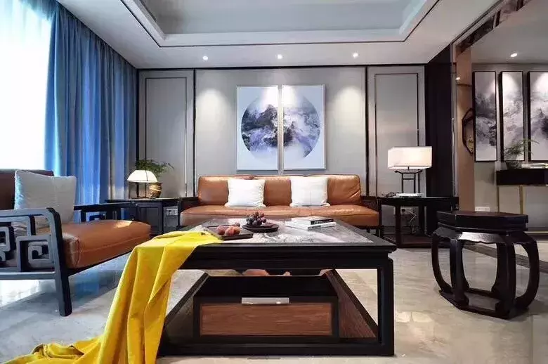 中式家具，色彩搭配的艺术与视觉盛宴
