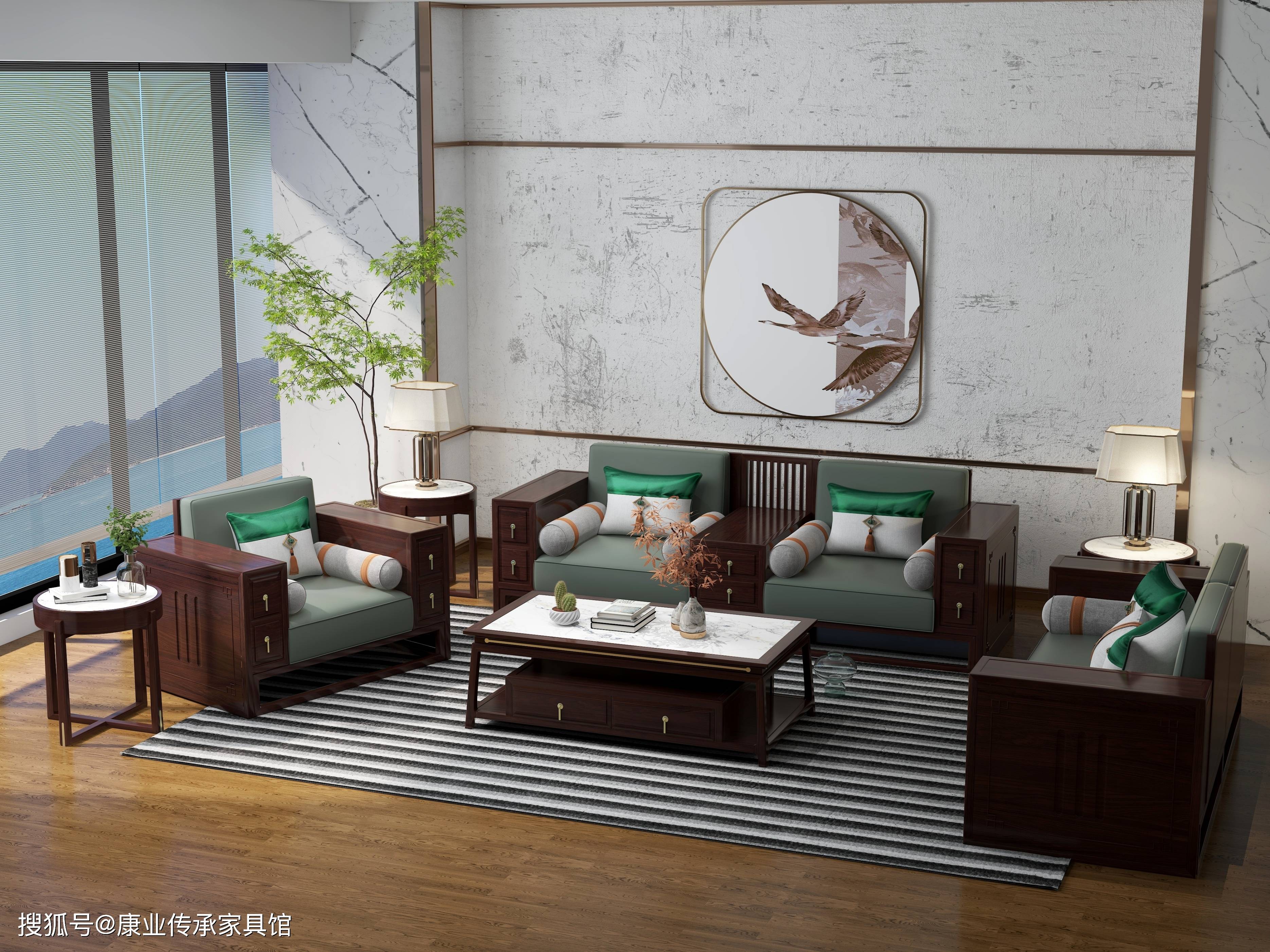 探索实木客厅新中式家具的魅力与文化韵味
