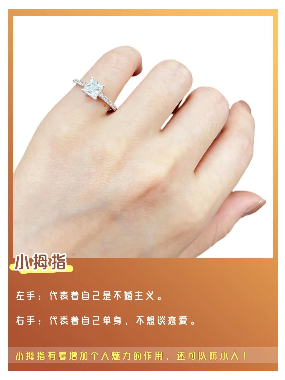 戴戒指的十个手指，解读传统与现代的含义图